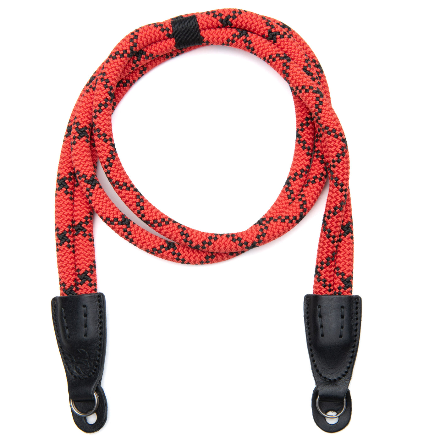 Double Rope Camera Strap in a loop with metal rings  