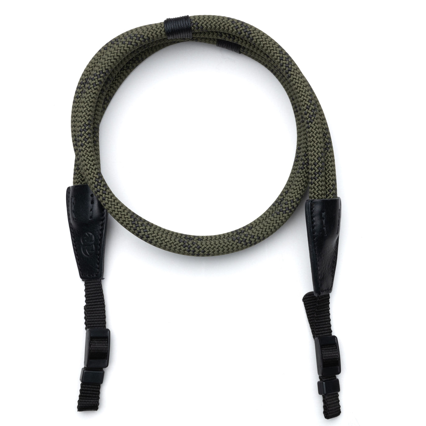Double Rope Camera Strap in a loop with webbing ends 