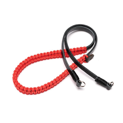  Red Leica Paracord Strap in a loop 