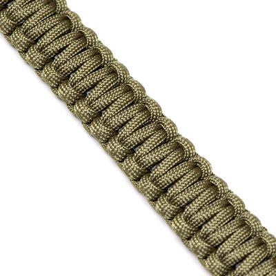 Olive Leica Paracord Hand Strap in a loop 