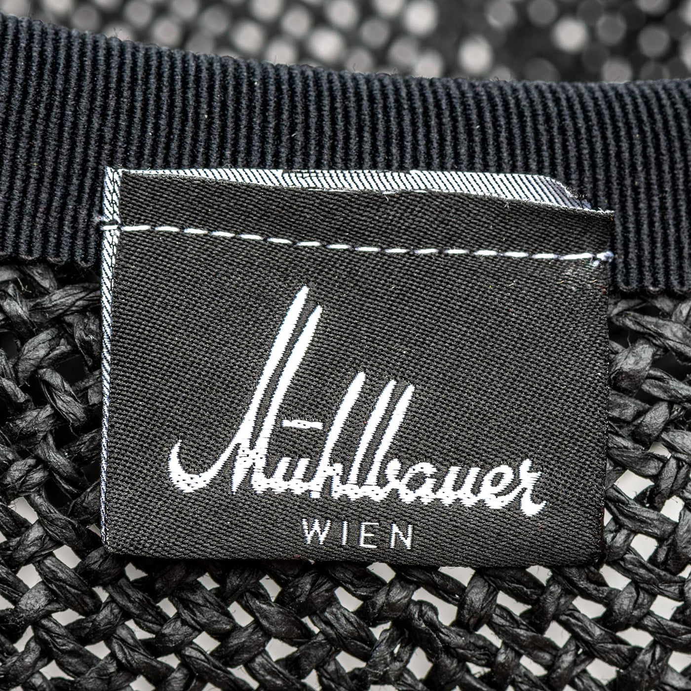 Mühlbauer logo inside hat 