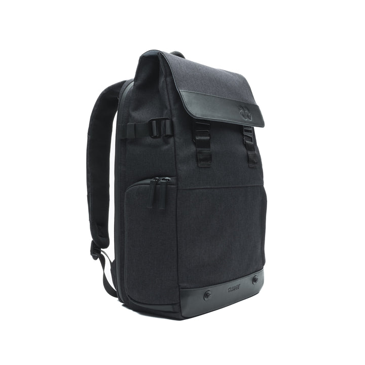 Cooperative:  black vinyl backpack. HelioFlex Backpack - Base – COOPH main image 3