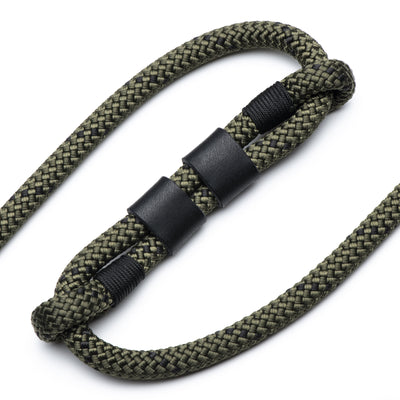 Adjustable Rope Strap showing the adjustable feature made from vegan leather  