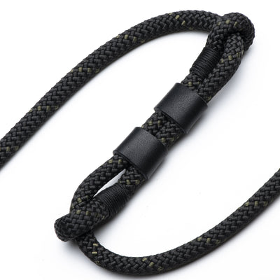 Adjustable Rope Strap showing the adjustable feature made from vegan leather 