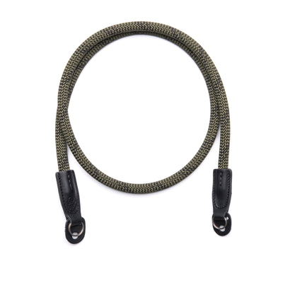 Rope Camera Strap in a loop with metal rings 