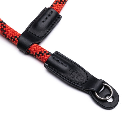 Leather ends of Rope Hand Strap 