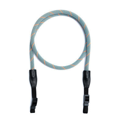 Rope Camera Strap in a loop with webbing ends 
