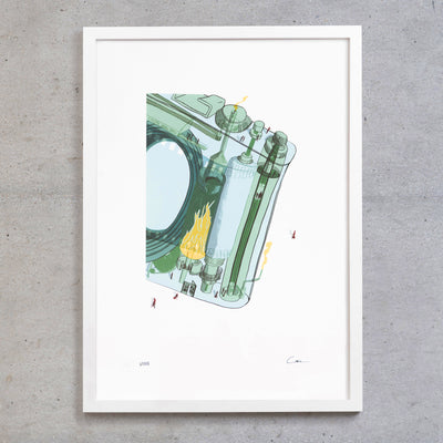 Art Print HEADQUARTER by Julian Grein - Limited Edition