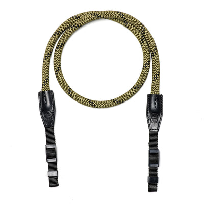 Leica camera strap in a loop with webbing 