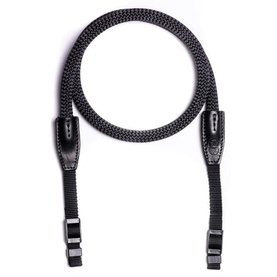 Rope Camera Strap in a loop with webbing 